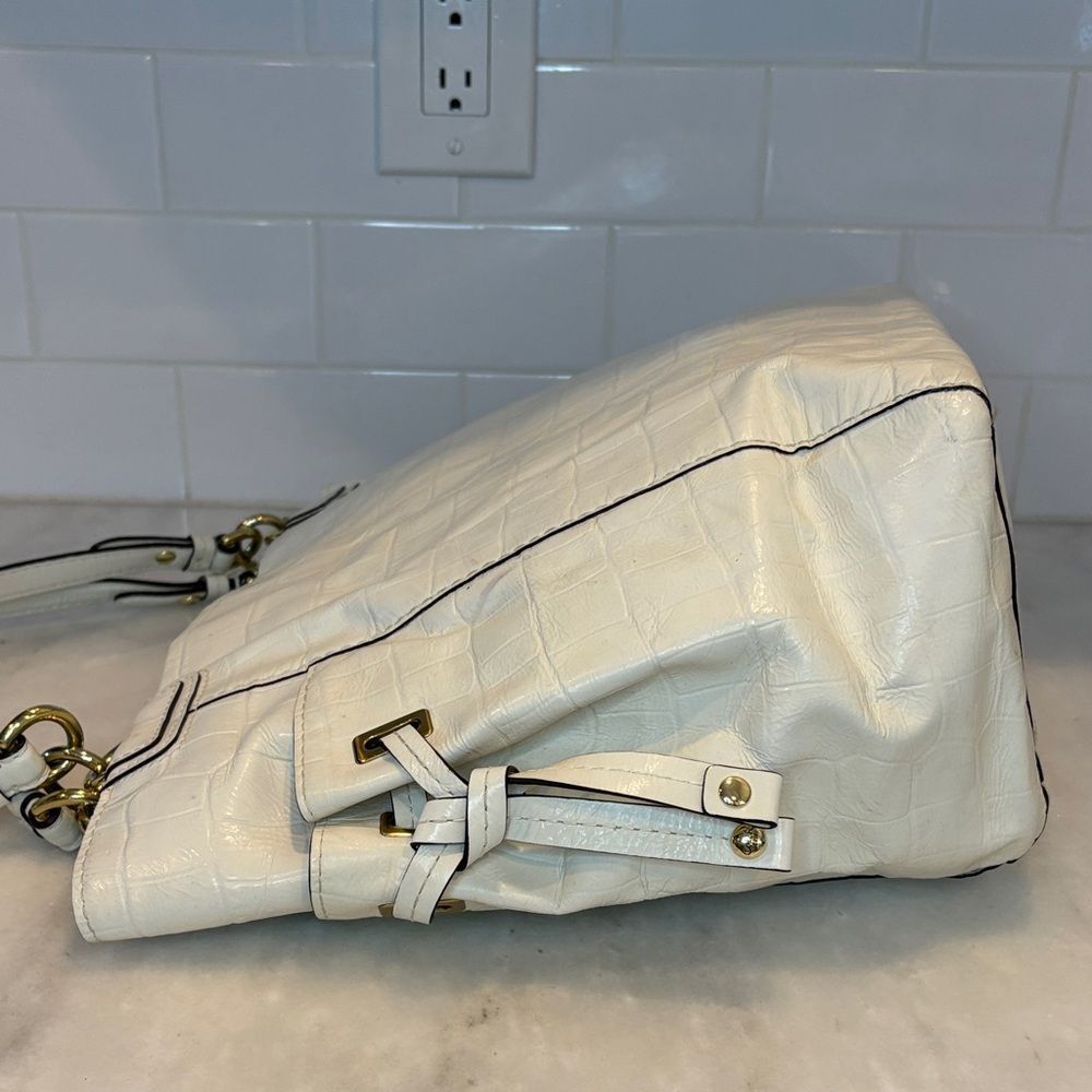 Coach Bag Purse Handbag Leather Peyton Embossed Croc Exotic Large Shoulder Tote - Picture 10 of 16